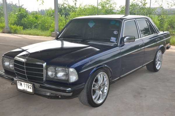 ขาย BENZ W123, 230E วางเครื่อง 2J auto LPG max18" พร้อมใช้งาน