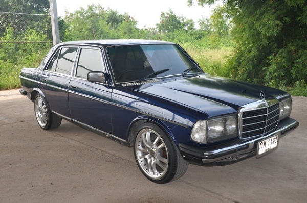 ขาย BENZ W123, 230E วางเครื่อง 2J auto LPG max18" พร้อมใช้งาน