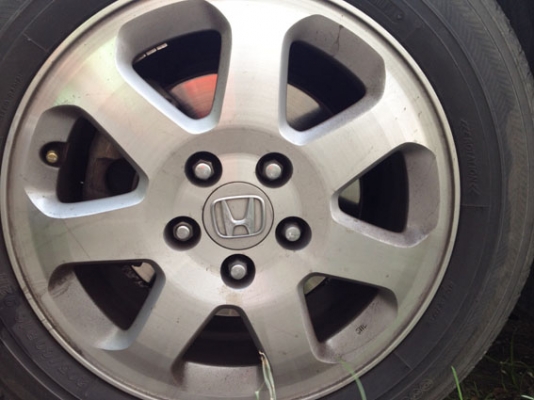 ขายถูกๆล้อแม็กพร้อมยาง accord เครื่อง 30 G7 5รู 114 ขอบ 16 สภาพดีเดิมๆ