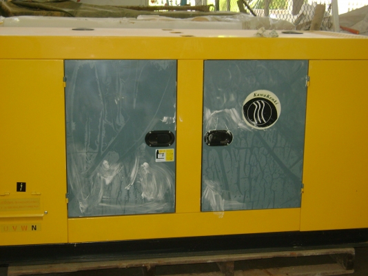 ขายเครื่องปั่นไฟ KAWAKENKI 50 KVA  เทอร์โบ เป็นตู้เก็บเสียงอย่างดี  ด่วน!