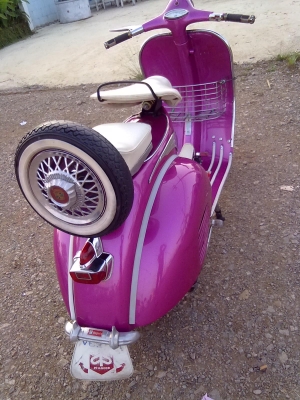 ขายเวสป้า59อิตตาลี่ เครื่องฟิต สียังใหม่ ของแต่งเพียบ 35000