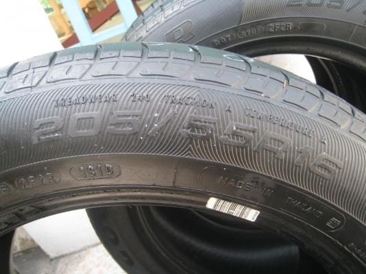 ขายยาง GOODYEAR EAGLE NCT5  205/55R16 ปี08, 10 (1ชุด) (081-3747940)