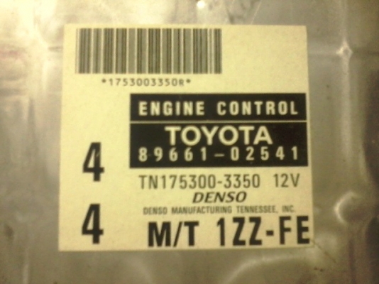 ขาย กล่องเครื่องยนต์ ECU 1ZZ-FE 89661-02541
