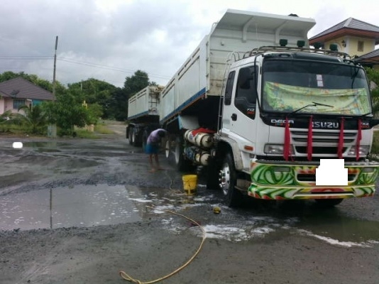 ขายISUZU DECA FXZ 270 HP EURO2 ปี 47พ่วงแม่+ลูก 3คานยัด NGV ล้วน