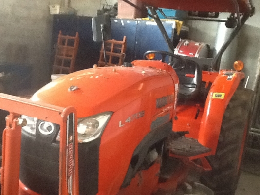 ชอบคุณพี่ต้นชัยภูมิจ้องแล้วครับKUBOTA 4708L ปี55ทะเบียนพร้อมโอนใช้งานน้อย163ชั่วโมงผานดัน+ผาน5+โลตาลี่+เทเลอร์สภาพใหม่จ้า