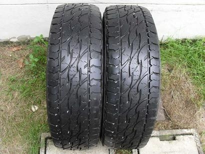 ขายยาง BRIDGESTONE DUELER AT697 ปี0412 (1คู่) 225-75-15 ราคา 3,200