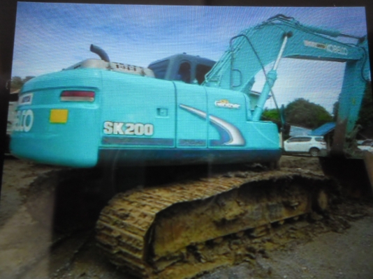ขายรถแบคโฮ KOBELCO MARK 8 YN 12 เอกสารใบอินวอยท์ 9xxx ก่าว ช.มเอวแน่นเครื่องปั้มดีมากไฟฟ้าเต็ม