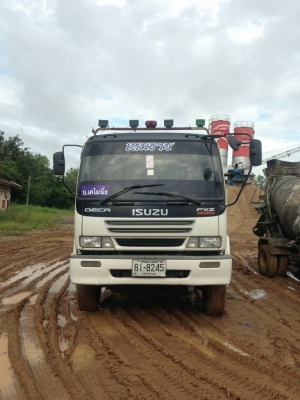 10ล้อดั้ม ISUZU DECA 270จดปี52(เครื่องดำ)ดั้มสามมิตรมีลำโพงลากลูก