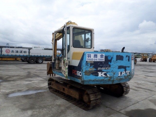 SALE__แบคโฮ KOMATSU PC60-6 S/N 39494 ปี 1992 เก่านอกญี่ปุ่นแท้  ไม่เคยผ่านการใช้งานในประเทศไทย