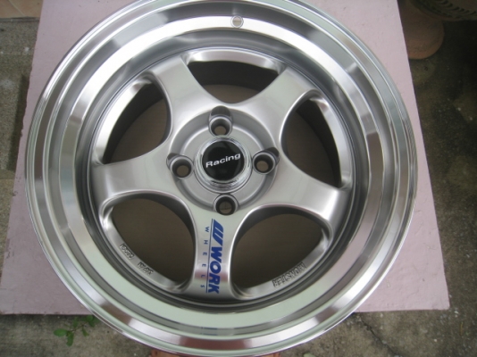 ขายล้อแม็กใหม่ S1 ขอบ15xหน้า 7.5 et38 หลัง 8.5 et25 4รู100  สนใจติดต่อเล็กคลองสามครับ (081-3747940)