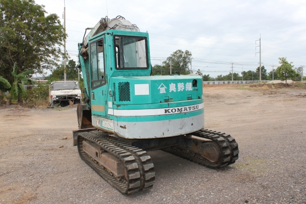 ขายรถแบคโฮ KOMASTU PC75UUเก่าญี่ปุ่นไม่เคยใช้งานในไทย