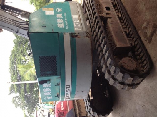 ขายรถแบคโฮ KOMASTU PC75UUเก่าญี่ปุ่นไม่เคยใช้งานในไทย