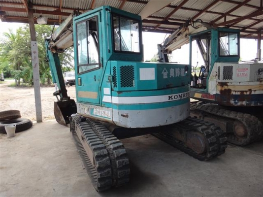 ขายรถแบคโฮ KOMASTU PC75UUเก่าญี่ปุ่นไม่เคยใช้งานในไทย
