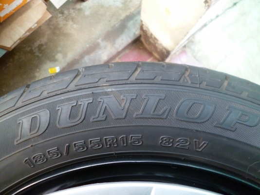 ขายล้อกะทะมาสด้ 2 + ฝาครอบ + ยาง ขอบ 15 นิ้ว