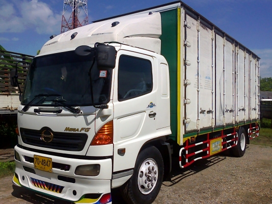 6 ล้อใหญ่  *ตู้.10บาน*  HINO MEGA  *Euro.2*  FG1J  212 แรงม้า+Turbo+Inter  *ยาว 7.20ม.* รถสวยเดิม+สวยจริง * รถห้างแท้ *