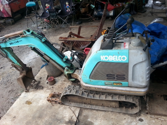ขายคู่kobelco ssและรถขนย้ายเดินตามมี3เกียร์เก่าญี่ปุ่น