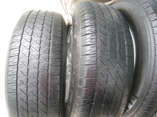 ขายล้อแม็ก Toyota fortuner 17"x7.5" et30 6รู139 +ยางปลายปี 10 สนใจติดต่อเล็กคลองสามครับ (081-3747940)