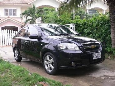 ขายรถเก๋ง CHEVROLET AVEO 1.4 LTตัวTop ABS AIRBAG ปี2007 เกียร์ออโต้ สีดำ