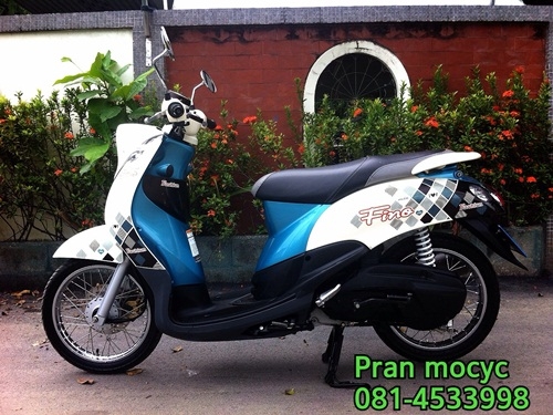 ขายyamaha finoสีขาว น้ำตาล เขียว รถปีนี้ค่ะ