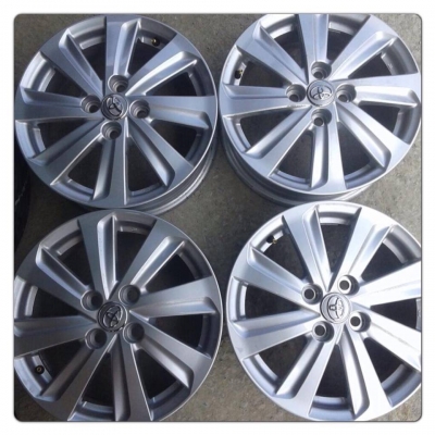 ขายล้อแม็ก NEW VIOS ปี2013 ขอบ 15 4รู100 ราคา 7,300 บาทถูก