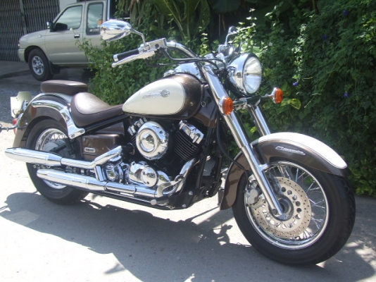 ขาย DRAGSTAR CLASSIC 400 ประกอบเก็บงานใหม่ สีคลาสสิค สวยๆ <<สรรพสามิต>>