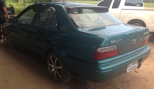 TOYOTA SOLUNA SLi 1.5 AT ปี 42 รถสวยจัดสีสันบางเดิมๆ ภายในเก๋งคอนโซลสวยครบ CD MP3 จอ แอร์ พวงมาลัยเพาเวอร์ ล้อแม็กครบครัน ช่วงล่างแน่น ยางสภาพดี 4 เส้นประมาณ 70\% พร้อมใช้งาน เอกสารทะเบียนภาษีครบพร้อมโอน ราคาต่อรองได้ครับ