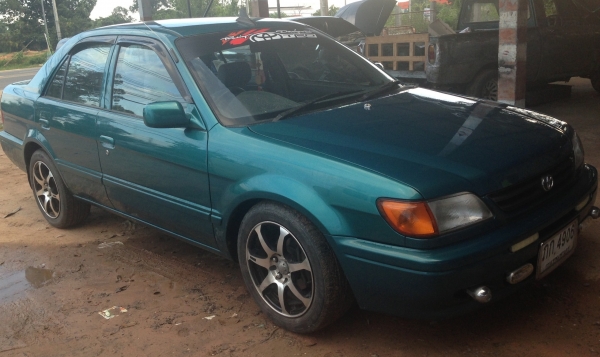 TOYOTA SOLUNA SLi 1.5 AT ปี 42 รถสวยจัดสีสันบางเดิมๆ ภายในเก๋งคอนโซลสวยครบ CD MP3 จอ แอร์ พวงมาลัยเพาเวอร์ ล้อแม็กครบครัน ช่วงล่างแน่น ยางสภาพดี 4 เส้นประมาณ 70\% พร้อมใช้งาน เอกสารทะเบียนภาษีครบพร้อมโอน ราคาต่อรองได้ครับ