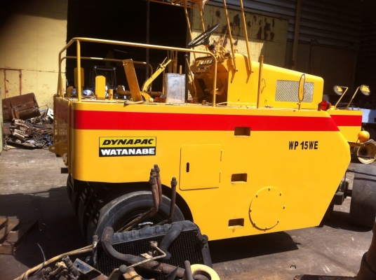 ขายด่วนรถบดล้อยาง7ล้อWATANABE WP15WE พร้อมใช้ เอกสารแจ้งจำหน่าย เก่าญี่ปุ่น