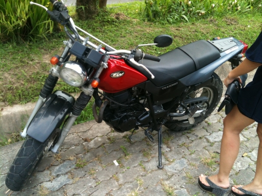 ขาย TW200 ปี 91 อินวอยส์สภาพดี สวยๆ เครื่องแน่น ดูแลตลอด ราคา 50,000.-