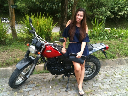 ขาย TW200 ปี 91 อินวอยส์สภาพดี สวยๆ เครื่องแน่น ดูแลตลอด ราคา 50,000.-