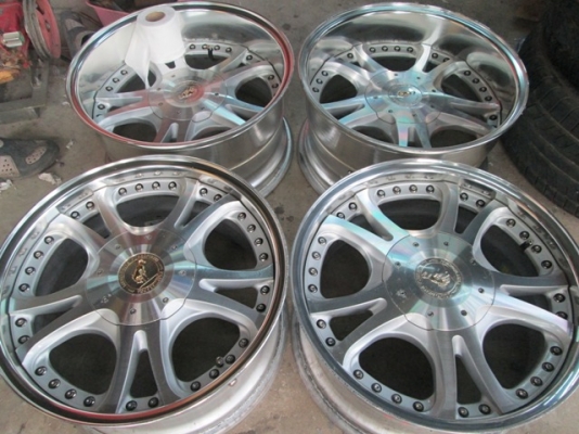 ขายล้อม้าทอง18 6รู 8.5x9.5