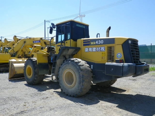 รถตักล้อยาง WA430-5 นำเข้าจากญี่ปุ่น สภาพสวย กำลังเดินทางเข้าไทยเร็ว ๆ นี้ โทร.081-373-0559