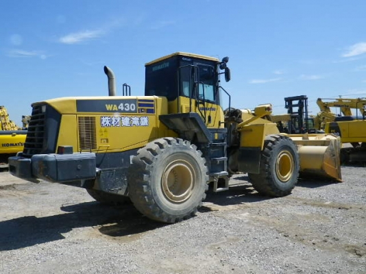 รถตักล้อยาง WA430-5 นำเข้าจากญี่ปุ่น สภาพสวย กำลังเดินทางเข้าไทยเร็ว ๆ นี้ โทร.081-373-0559