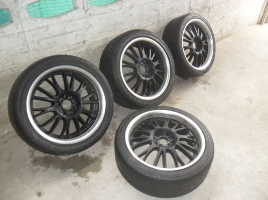 ล้อแม็ก 18นิ้ว 5รู100/114 พร้อมยาง 225/40R18 สวยๆ 4 ล้อ ราคา 6500 บาท