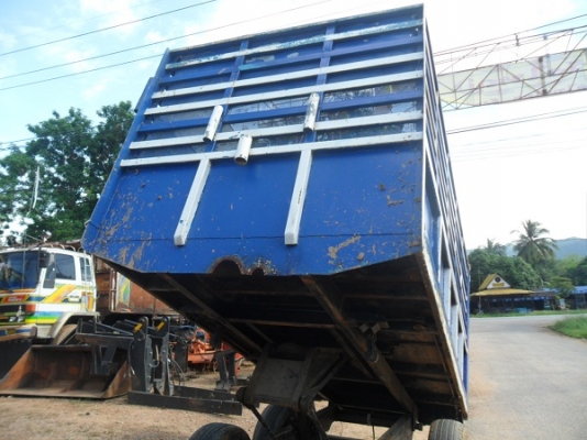 ขายแล้ว เทลเลอร์ดั้มพ์เกษตร  2คาน4ล้อ ขอบ16"  กระบะเหล็กคอกสูง ขนพืชไร่ได้เลย ขอบคุณ คุณป้อง สระบุรีมากครับ