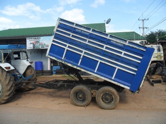 ขายแล้ว เทลเลอร์ดั้มพ์เกษตร  2คาน4ล้อ ขอบ16"  กระบะเหล็กคอกสูง ขนพืชไร่ได้เลย ขอบคุณ คุณป้อง สระบุรีมากครับ