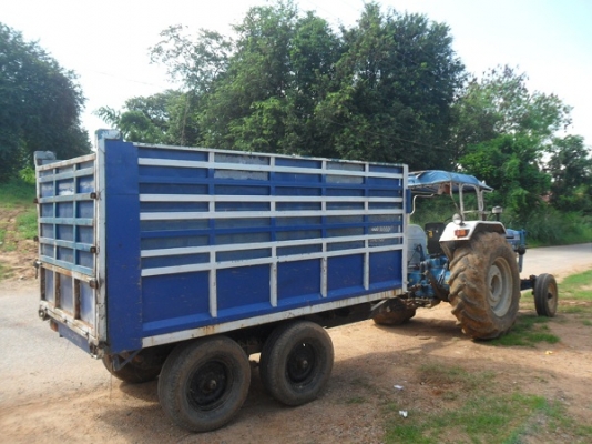 ขายแล้ว เทลเลอร์ดั้มพ์เกษตร  2คาน4ล้อ ขอบ16"  กระบะเหล็กคอกสูง ขนพืชไร่ได้เลย ขอบคุณ คุณป้อง สระบุรีมากครับ