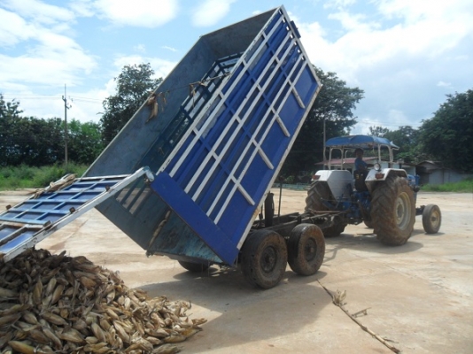 ขายแล้ว เทลเลอร์ดั้มพ์เกษตร  2คาน4ล้อ ขอบ16"  กระบะเหล็กคอกสูง ขนพืชไร่ได้เลย ขอบคุณ คุณป้อง สระบุรีมากครับ