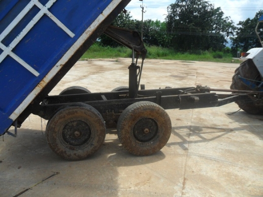 ขายแล้ว เทลเลอร์ดั้มพ์เกษตร  2คาน4ล้อ ขอบ16"  กระบะเหล็กคอกสูง ขนพืชไร่ได้เลย ขอบคุณ คุณป้อง สระบุรีมากครับ