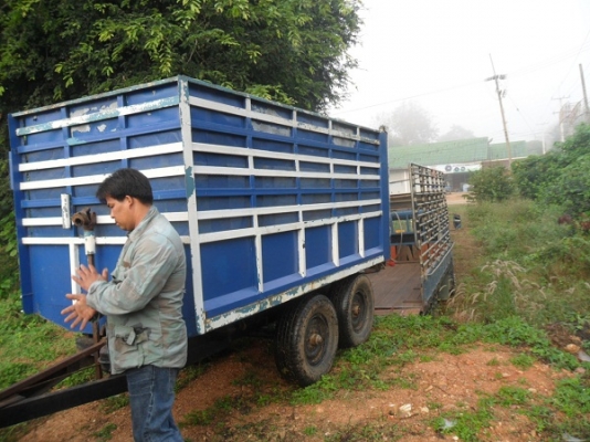 ขายแล้ว เทลเลอร์ดั้มพ์เกษตร  2คาน4ล้อ ขอบ16"  กระบะเหล็กคอกสูง ขนพืชไร่ได้เลย ขอบคุณ คุณป้อง สระบุรีมากครับ