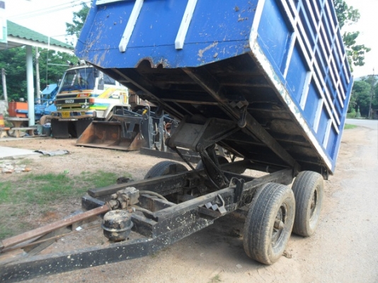 ขายแล้ว เทลเลอร์ดั้มพ์เกษตร  2คาน4ล้อ ขอบ16"  กระบะเหล็กคอกสูง ขนพืชไร่ได้เลย ขอบคุณ คุณป้อง สระบุรีมากครับ