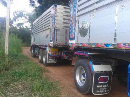 ISUZU FVZ300 ปี 55 2 เพลา ดั้มแม่ลูก 2 คาน กะบะ SKT งวดแม่ 49795 x 48 งวด ลูก 15500x30