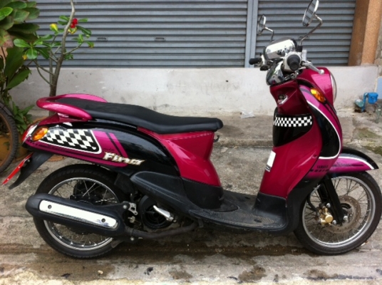 yamaha fino ปี51 เครื่องดี ชุดสีสวย