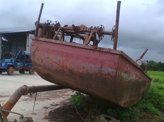 เรือดูดทราย เครื่องนิสสัน UD CW430  220 แรงม้า ปั้มดูดทราย 8 นิ้ว ดูดทรายได้แรง อย่างเต็มท่อ ๆ.มีทะเบียน.