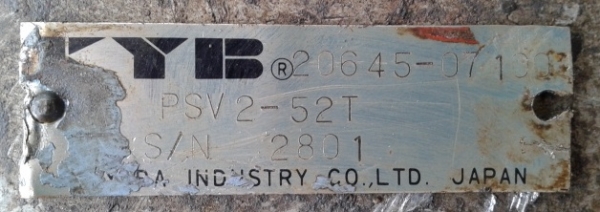 ขายปั็ม KAYABA เก่าญี่ปุ่น (PSV2-52T) ขายปั็ม KAYABA เก่าญี่ปุ่น (PSV2-52T)