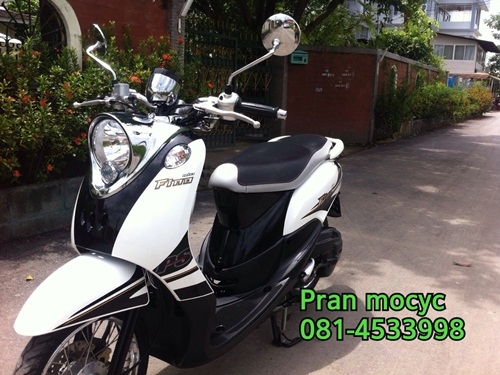 ขายyamaha fino สีขาวดำปี2556 ขายyamaha fino สีขาวดำปี2556