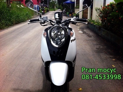 ขายyamaha fino สีขาวดำปี2556 ขายyamaha fino สีขาวดำปี2556