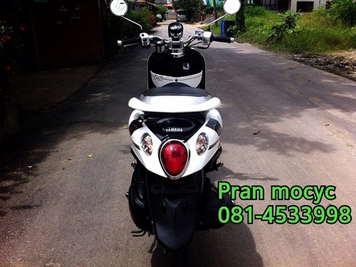 ขายyamaha fino สีขาวดำปี2556 ขายyamaha fino สีขาวดำปี2556