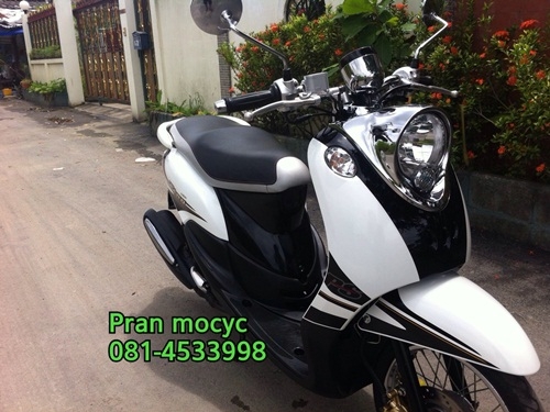 ขายyamaha fino สีขาวดำปี2556 ขายyamaha fino สีขาวดำปี2556