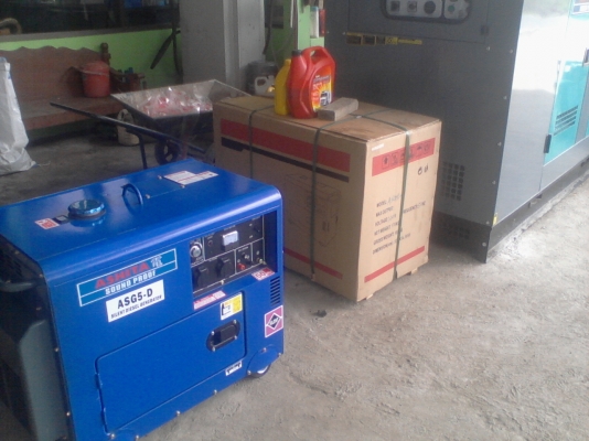 ขายเครื่องปั่นไฟใหม่นำเข้า ASHITA ASG5-D KVAราคา35000บาท(0801153032)